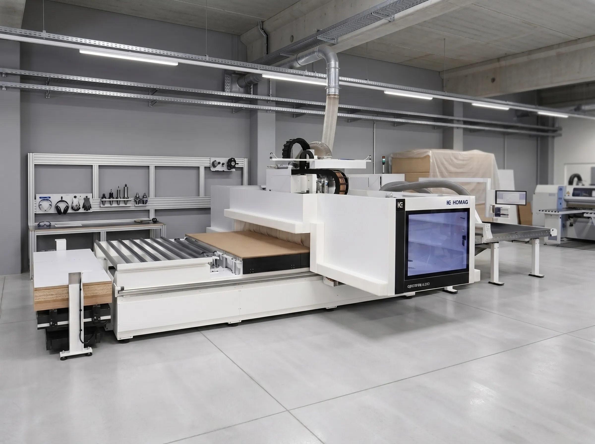 HOMAG CENTATEQ N-510 5-Achs CNC-Bearbeitungszentrum bei FECH Konstruktion und Fertigung
